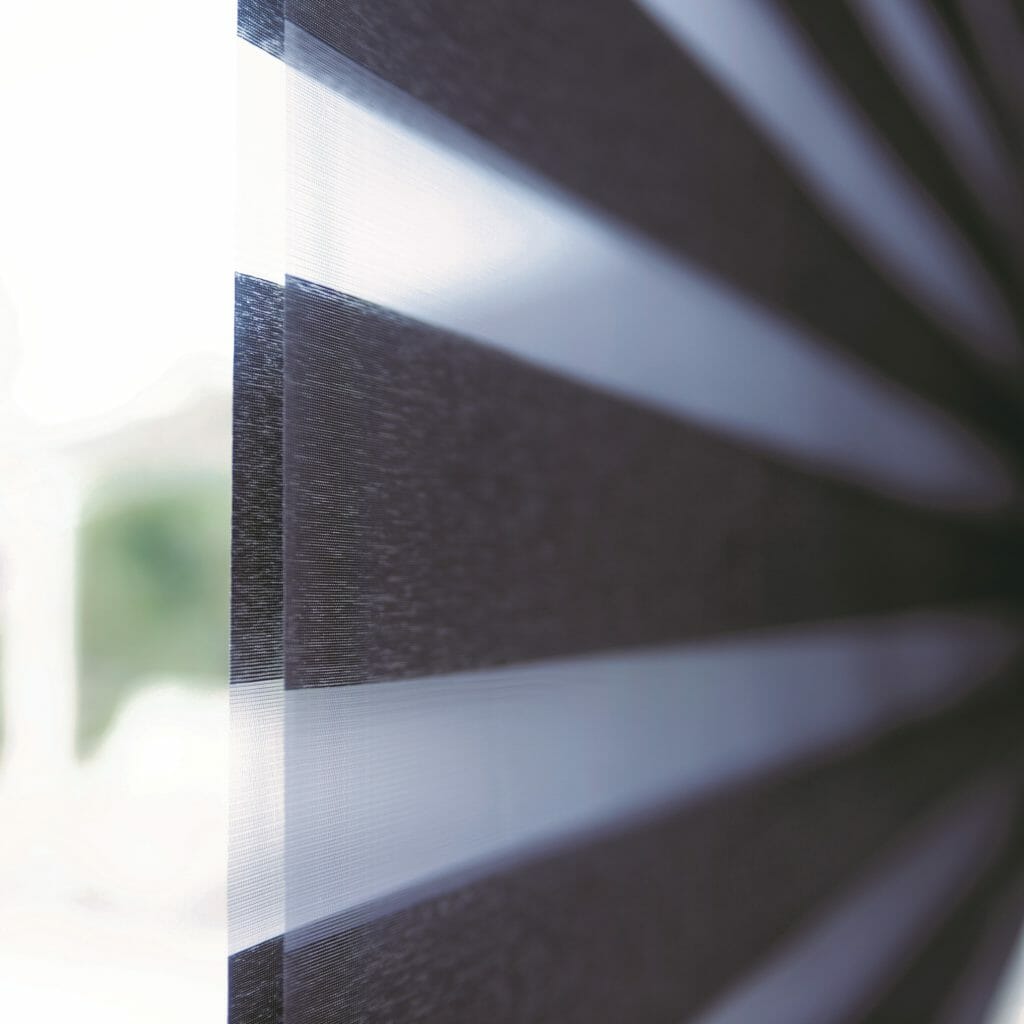 Detail duo-rolgordijn